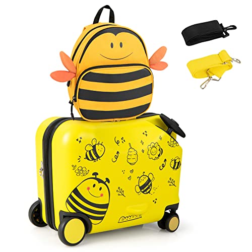 2pc Kids Luggage Set - Cute Bee
