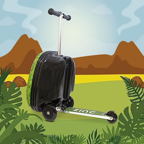 Darwin the Dino Suitcase - Lightweight Folding Kids Luggage