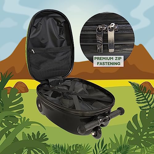 Darwin the Dino Suitcase - Lightweight Folding Kids Luggage