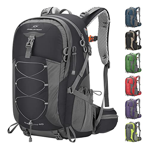 Maelstrom 40L Waterproof Hiking Backpack, Black