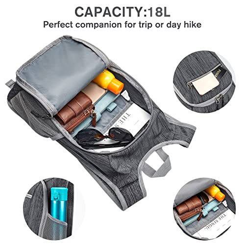 G4Free Foldable Hiking Daypack - Black