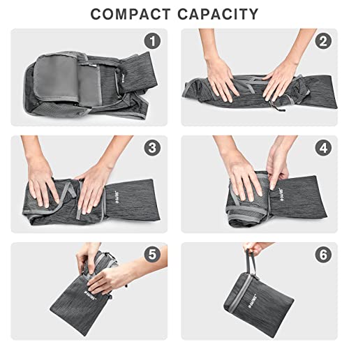 G4Free Foldable Hiking Daypack - Black