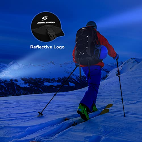 Maelstrom 40L Waterproof Hiking Backpack, Black