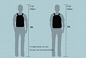 Orange Outlander Lightweight Travel Hiking Backpack