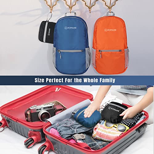 ZOMAKE 20L Lightweight Hiking Backpack - Navy Blue