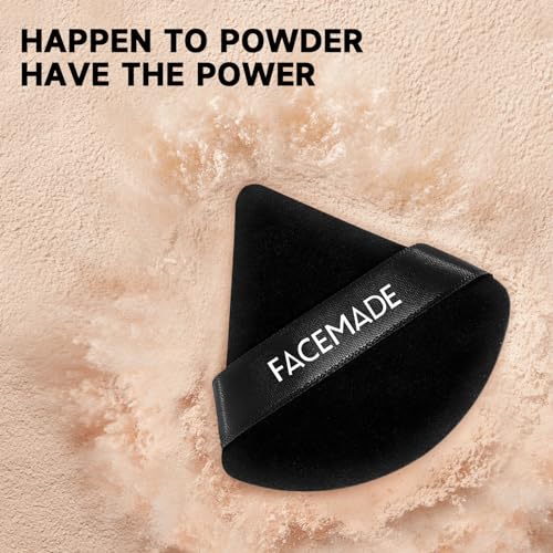 6-Piece Face Powder Puff Set + Travel Case