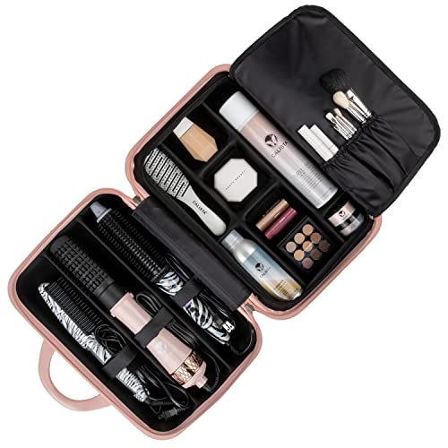 Calista Blush Beauty Case: Pop-Up Organizer & Travel Station