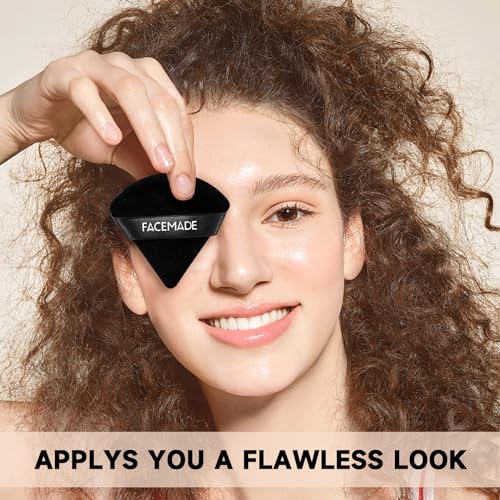 6-Piece Face Powder Puff Set + Travel Case