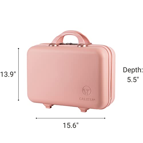 Calista Blush Beauty Case: Pop-Up Organizer & Travel Station