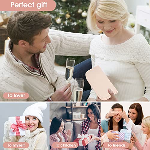 Rose Gold Manicure Set with Pink Leather Bag