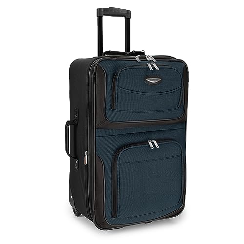 Navy Expandable Rolling Upright Luggage: Travel Select Amsterdam