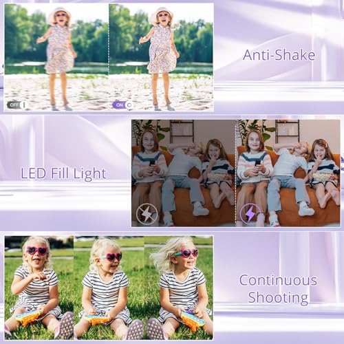 2024 Newest 1080P 44MP Digital Point and Shoot Camera