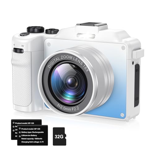 Beginner's WiFi Camera with 48MP, 4K Videos