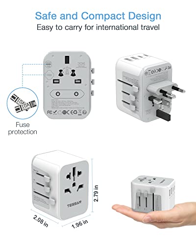5.6A All-in-one Universal Travel Adapter, TESSAN