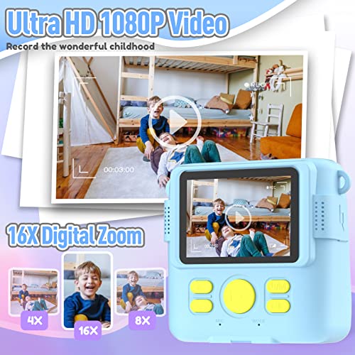 Kids Instant Print Camera - Blue