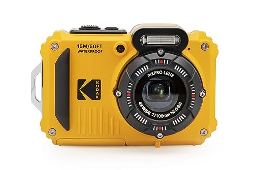 KODAK PIXPRO WPZ2 Waterproof HD Digital Camera (Yellow)