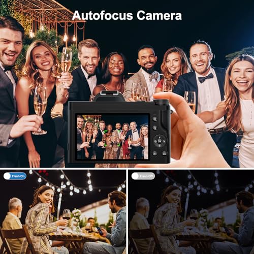 WiFi Vlogging Camera with 32G SD Card 48MP