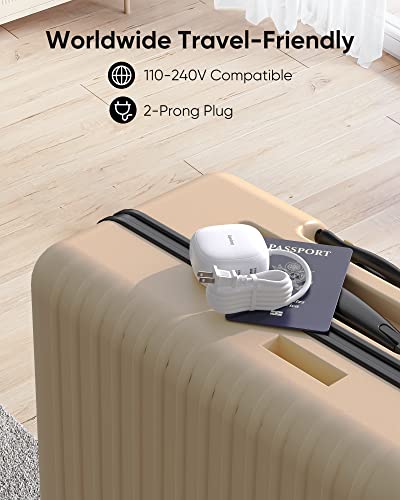 SUPERDANNY 6-Port USB Charging Station, Multiple Devices, White