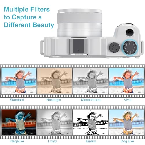 Beginner's WiFi Camera with 48MP, 4K Videos