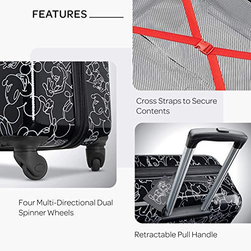 Disney Mickey Mouse Hardside Luggage Set (20/28")