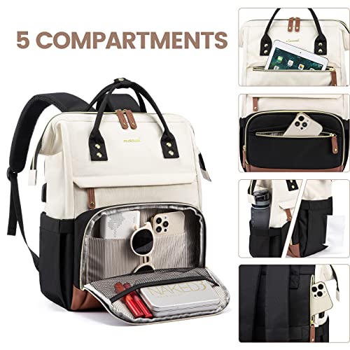 LOVEVOOK Laptop Backpack - Waterproof Business Bag