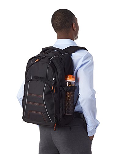 17-Inch Black Laptop Backpack for Travel
