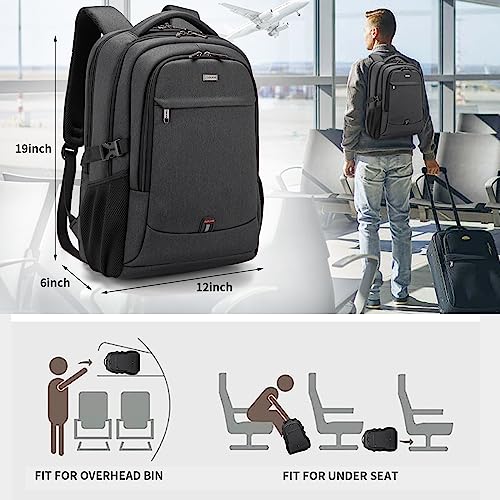 DUSLANG Laptop Backpack for Travel - USB Charging Port