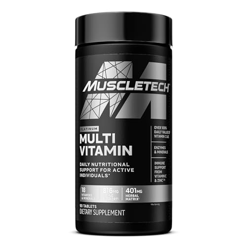 MuscleTech Platinum Multivitamin - Immune Support, 90 Ct
