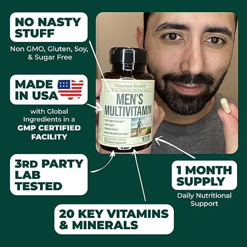 Men's Daily Multivitamin - Boost Energy & Focus