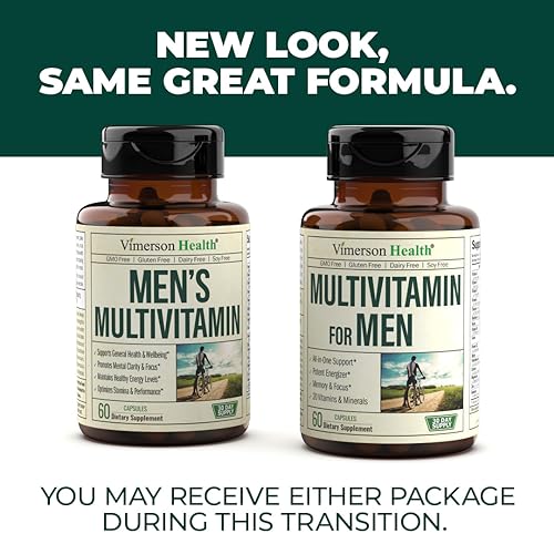 Men's Daily Multivitamin - Boost Energy & Focus