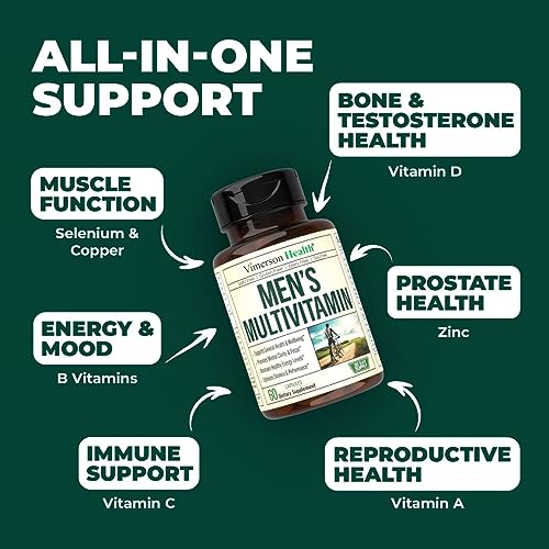 Men's Daily Multivitamin - Boost Energy & Focus