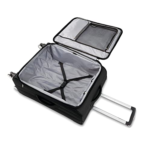 Black Samsonite DLX Expandable Luggage Set with Spinners