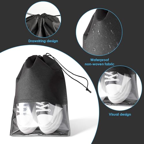 Shengqidz Portable Shoe Bags - 5 Pack
