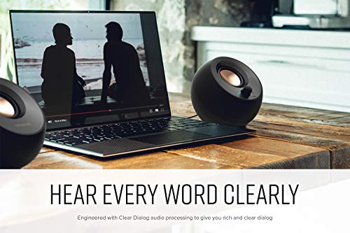Portable USB-C Desktop Speakers with Bluetooth, Clear Dialog