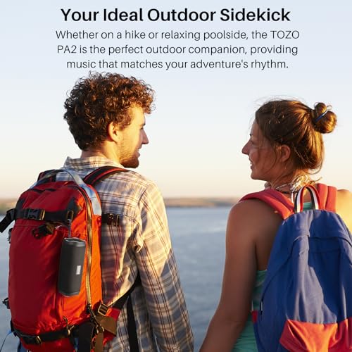 TOZO PA2 Waterproof Bluetooth Speaker for Travel