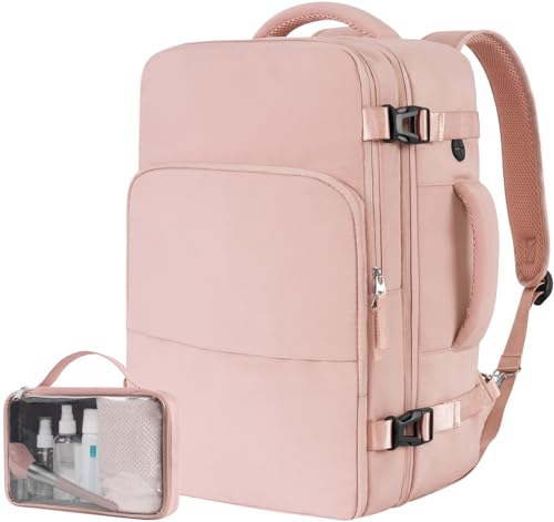 Beraliy Women's Travel Backpack - Pink