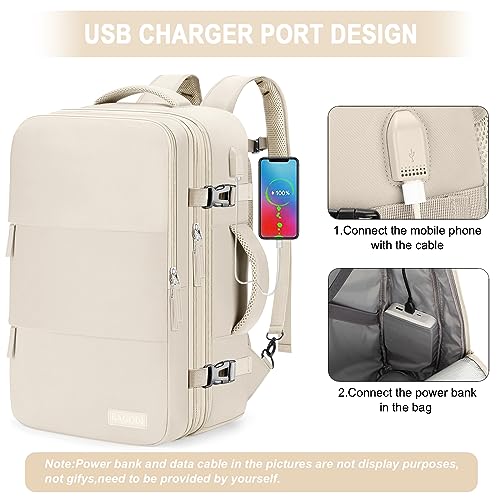 40L Flight Approved Carry On Backpack Suitcase