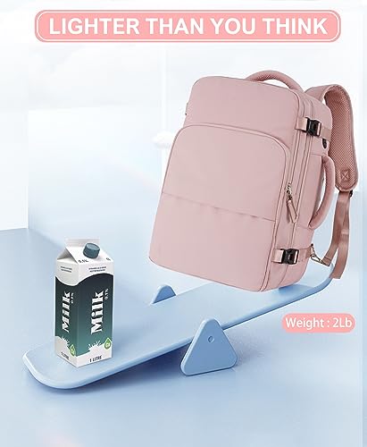 Beraliy Women's Travel Backpack - Pink