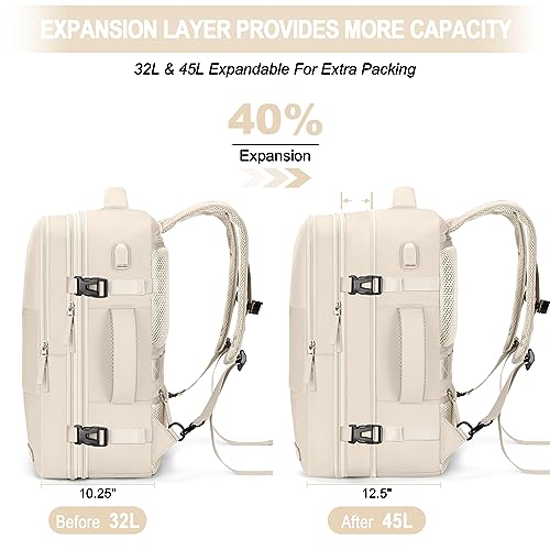 40L Flight Approved Carry On Backpack Suitcase