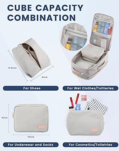 LOVEVOOK 40L Waterproof Travel Backpack with Laptop Compartment