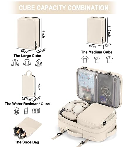 40L Flight Approved Carry On Backpack Suitcase