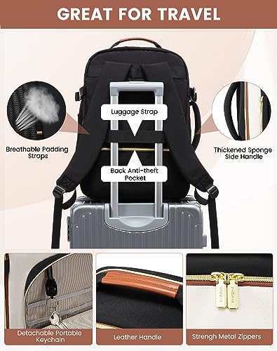 40L Waterproof Travel Backpack for Women & Men