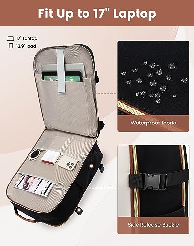 40L Waterproof Travel Backpack for Women & Men