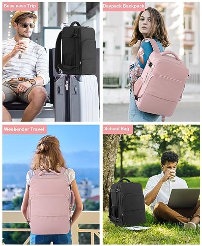 Beraliy Women's Travel Backpack - Pink