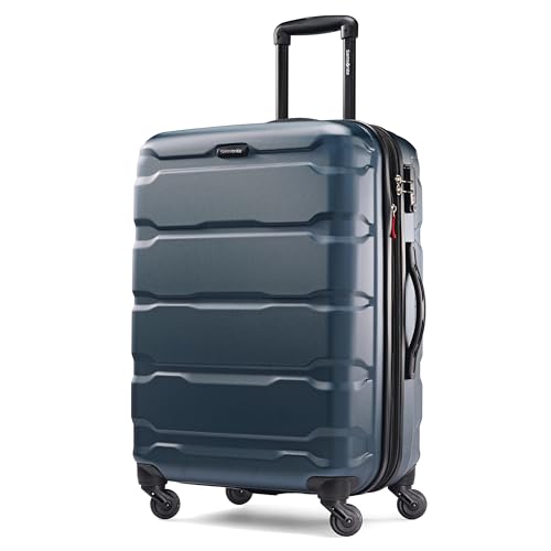 Samsonite Omni PC Spinner Suitcase, 24-Inch, Teal