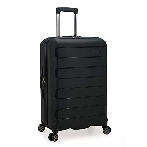 Pagosa Indestructible Hardshell Expandable Spinner Luggage - Black