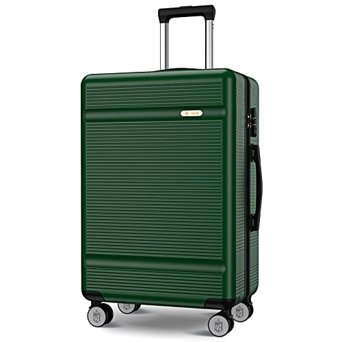 Zitahli Expandable Hardside Suitcase, 24in (Dark Green)