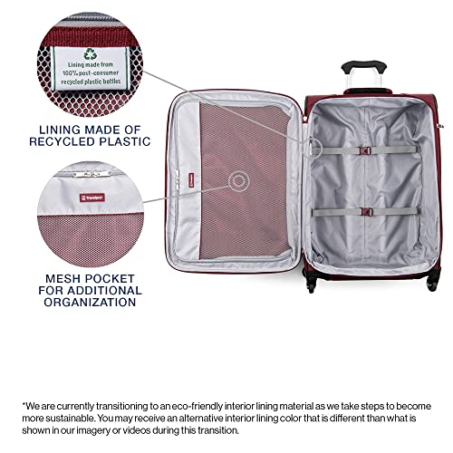 Travelpro 25-Inch Burgundy Spinner Suitcase