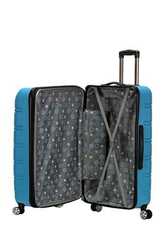 Rockland Spinner Luggage, Turquoise/Aqua, Large 28-Inch