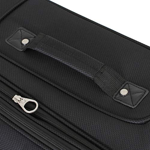 SwissGear Sion Softside Expandable Roller Luggage, Black Medium